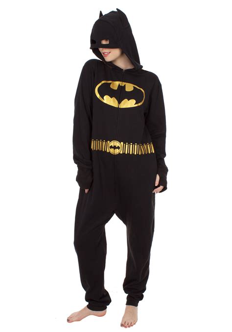 Embrace the Superhero within: Dive into the Ultimate Comfort of Adult Batman Footed Pajamas