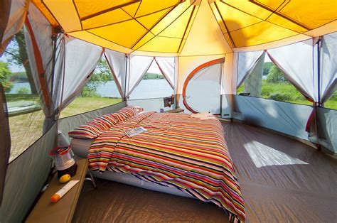 Embracing the Great Outdoors: Exploring the Expansive Interior of an 8 Person Tent Inside