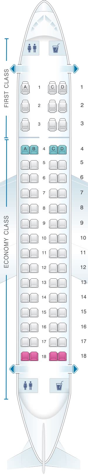 Streaming video. power. Power outlets. usb. USB charging. local_pizza. Food & Snacks. Seat 2D is a standard first class window seat with 36" of seat pitch, which is average across Embraer 170's worldwide.. 