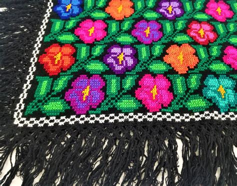 Embroidered Poncho - Etsy