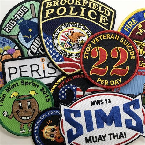 Embroidered patches custom. Embroidered custom patches are badges with your unique design stitched into them for a traditional aesthetic popular with schools, sports teams, military organisations, motorcycle clubs, and emergency services. We can create patches of almost any shape and size thanks to the industry-leading machinery & techniques our factories use. 