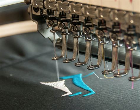 Embroidery service. Embroidery service offers many advantages. For instance, an embroidered logo that is visually captivating and vibrant can create or enhance the professional appearance of your work garments. In addition, embroidered design can be put on various types of fabrics and materials such as denims, cottons, jerseys, canvas … 