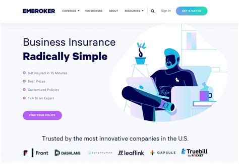 Embroker insurance reviews. They had a great program for D&O insurance and did not require anything documentation. Review collected by and hosted on G2.com. What problems is Embroker solving and how is that benefiting you? 