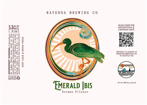 Emerald Ibis - Ravenna Brewing Company - Untappd