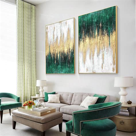 Emerald Wall Art - Etsy