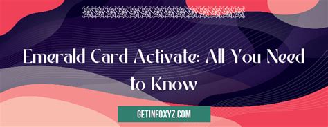 Emerald card activate. Things To Know About Emerald card activate. 