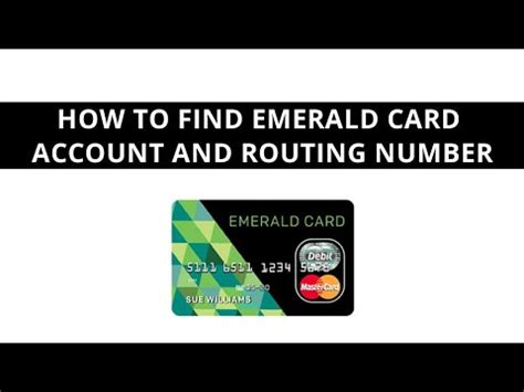 Emerald card routing number. Things To Know About Emerald card routing number. 