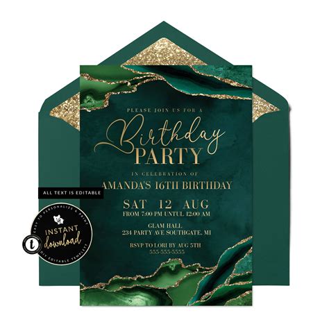 Emerald green and gold invitations. Things To Know About Emerald green and gold invitations. 