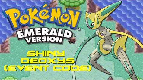 Emerald shiny code. Pokemon Emerald game content posted here, enjoy. ... what is the cheat, I use the openemu emulator and have to use the gameshark codes to hack cheats, I have always wanted to get a shiny starter but never knew how. Pls could u help in anyway if you have time ofcourse. ... Shiny Pokemon code: F3A9A86D 4E2629B4 18452A7D DDE55BCC 