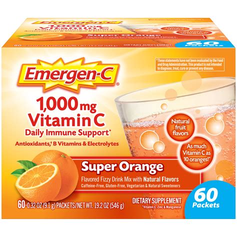 Emergen-C Immune+ 1000mg Vitamin C Powder, with Vitamin …