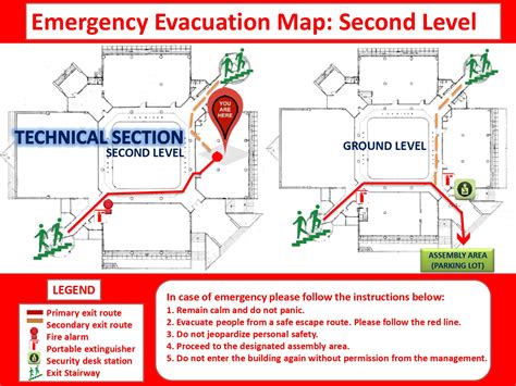 Emergency Evacuation Map Example
