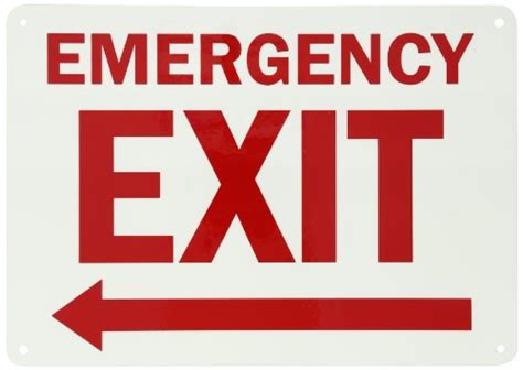 Emergency Glow-in-the-Dark Signs - SmartSign.com