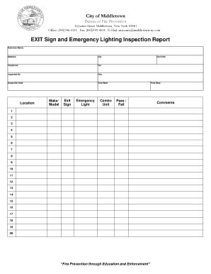 Emergency Lighting Log Book Free Download - voicenew