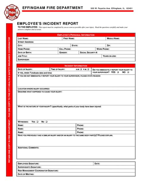 Emergency Report Forms - Form Templates Jotform