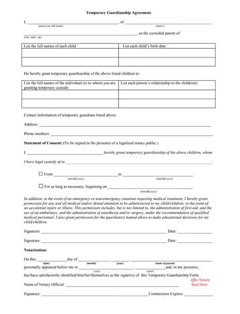 Emergency Temporary Custody Forms Texas Form Resume Examples 