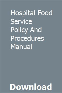 Emergency hospital food service procedures manual. - Chrysler concorde 1993 repair service manual.