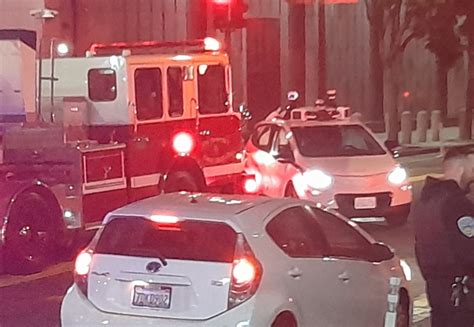 Emergency vehicle collides with Cruise car in SF, rider hospitalized