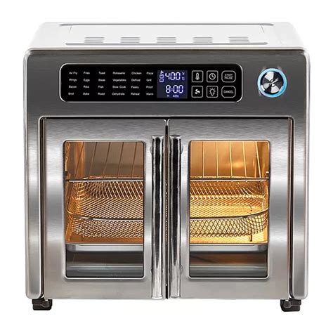 Emeril french door360.com. Price. Best Overall 1. Emeril Lagasse French Door 360 Air Fryer. 26 QT Extra Large Air Fryer, Convection Toaster Oven with French Doors, Stainless Steel. 9.9. Check on Amazon. Best Large Capacity 2. Kalorik MAXX Digital Air Fryer Oven. 26 Quart, 10-in-1 Countertop Toaster Oven; Air Fryer Combo-21 Presets up to 500 degrees, … 