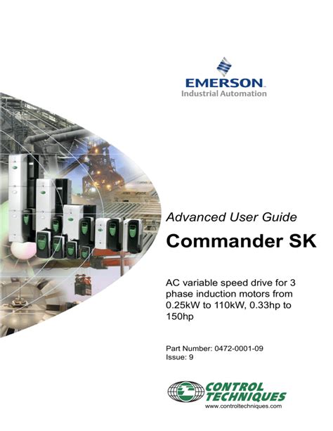 Emerson commander sk advanced user guide. - Mercury 150 black max outboard manual.