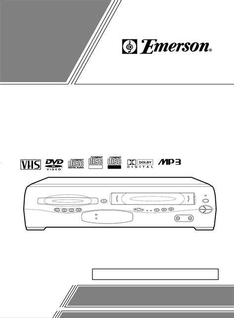 Emerson ewd2004 dvd player vcr supplement service manual. - Literatura hispana de los estados unidos..