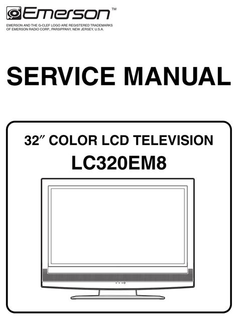 Emerson lc320em8 a lcd tv service manual download. - The handbook of stable value investments.