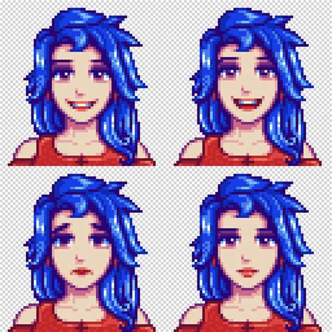 Emily Revamped - Sprite and Portrait at Stardew Valley Nexus