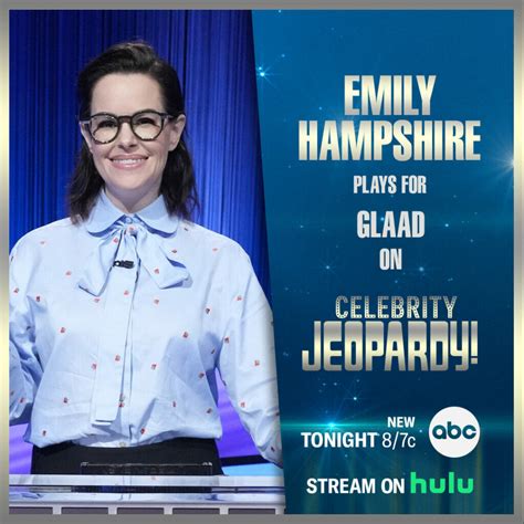 Emily celebrity jeopardy 2023. 'Celebrity Jeopardy!' has a new host, and it’s a familiar face. ... Emily Osment & Montana Jordan Give New Details on Spin-Off. By Anthony Dominic. Published: 10:50 AM PDT, August 22, 2023 