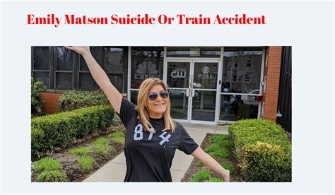 Emily matson erie train. Matson is survived by her two kids, Kyle and Emily Onderko, and her husband, Ryan Onderko. She had worked for Erie News Now for 19 years before she died. She was most recently the anchor of the ... 