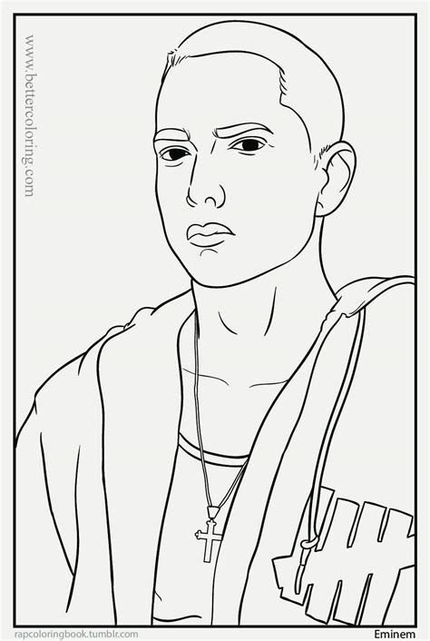 Eminem Coloring Sheets