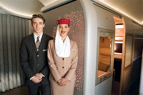 Emirates cabin crew. 