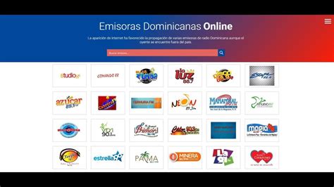 Emisoras dominicana. Emisoras de radio Dominicanas online. Radio en vivo. Tu emisora Dominicana. Visítá ahora nuestras radios online. 