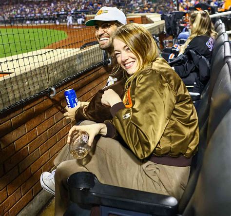 Emma Stone Gets Booed for Wearing Padres Jacket at Mets …