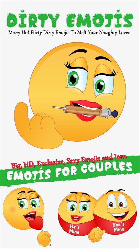 Adult Emojis, also known as dirty stickers or adult stickers, have launched a new nasty line of emojis called Dirty Emojis & hot Stickers for Adult to serve your sexting demands. Application Feature: • Huge collection of Adult emojis. • Easy to use even for beginners to enjoy the hottest adult emojis ever. • HD Adult emoji for special .... 