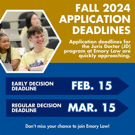 Emory application deadline.  eastern time on the date of each program's deadline.  Program...