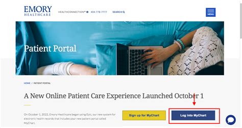 On October 1, 2022, Emory Healthcare will start using Epic, our new system for electronic health records that includes your new patient portal called MyChart. Moving to Epic will combine our multiple patient portals – Emory's Blue, Gold, HealtheLife, Eye Center and Emory Decatur portals – into a single system.. 