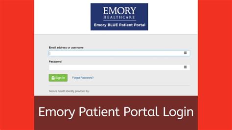 Emory patient login. How Your Personal Information Helps Improve Everyone's Care. Emory Healthcare is on a mission to use the personal information patients voluntarily provide to better understand health care inequalities, build trust with new and current patients, improve care, and provide better access. Learn More. 