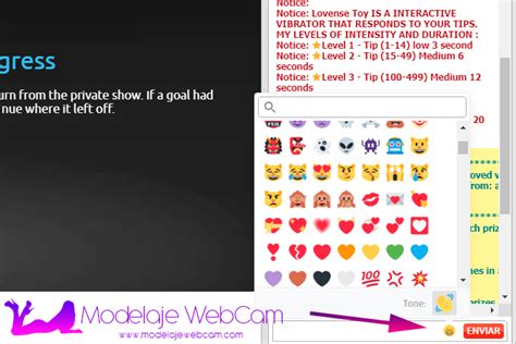 Emoticons for chaturbate. cb.sendNotice(message, [to_user], [background], [foreground], [weight], [to_group])¶ Send a message to the room. If to_user is given, the message will only be seen by that user. You can also use the optional params background, foreground, and weight to style your message. Only HTML color codes (such as #FF0000) may be given for the color stying, … 