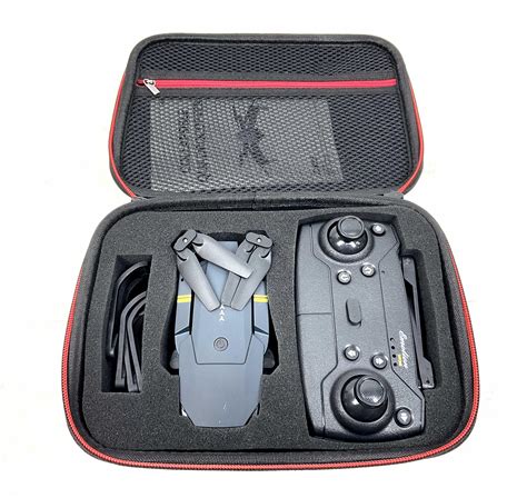 Emotion drone controller.  This collapsible quadcopter drone comes with a remote controll...