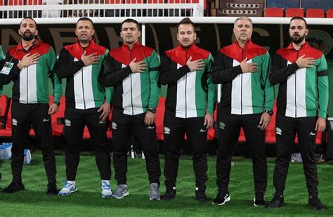 Emotional Palestinian team plays Australia at Kuwait in World Cup soccer qualifying