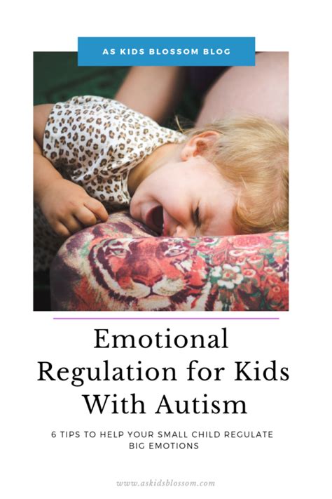 Emotional Regulation for Kids With Autism - As Kids Blossom