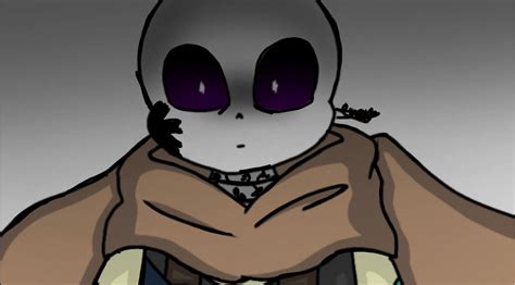 Emotionless ink sans. Ink was first created as the Sans of _____tale, an unnamed AU made by an unknown creator, who would soon give up on it, leaving the project forever unfinished. And so, the would-be-Ink remained in this empty husk of a timeline, alone with emotionless sketches meant to be his friends and family. 