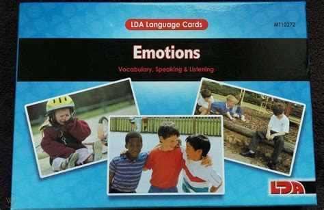 Emotions language cards (lda language cards). - Junie b jones guided reading level.