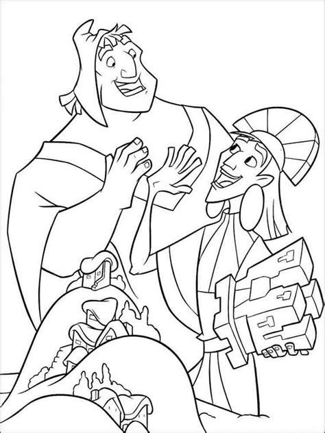 Emperors New Groove Coloring Pages