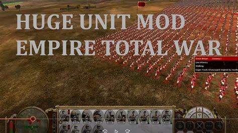 Empire Total War Unit Size Mod