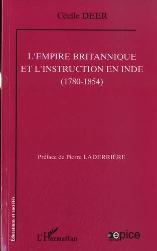Empire britannique et l'instruction en inde (1780 1854). - Le basi farmacologiche della terapia il manuale.