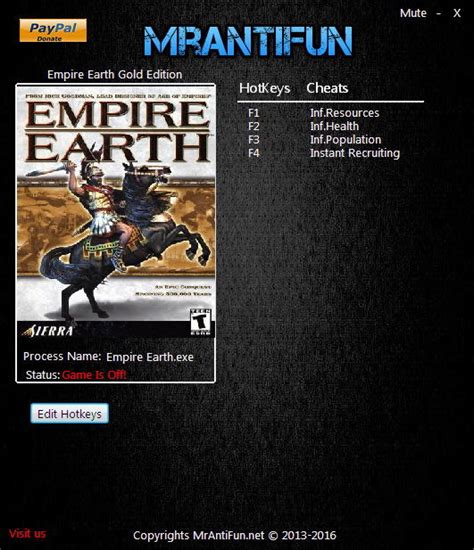Empire earth trainer campaign