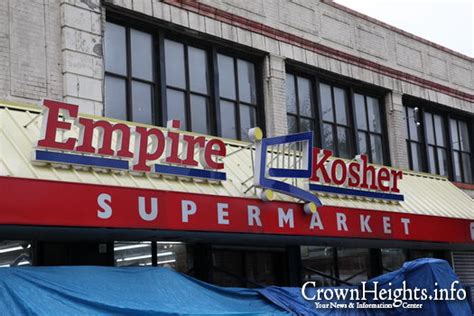 Empire Blvd & Montgomery St. Wingate, Crown Heights. Get directions. You Might Also Consider. ... Crown Heights Kosher. By Levi B. People Also Viewed. Gourmet Plaza. 10 $$ Moderate Grocery. Ocean Mini ... KRM Supermarket. 13 $$ Moderate Grocery, Specialty Food, Kosher. Rio Kosher cafe. 5. Convenience Stores, Kosher. New York …. Empire kosher market crown heights
