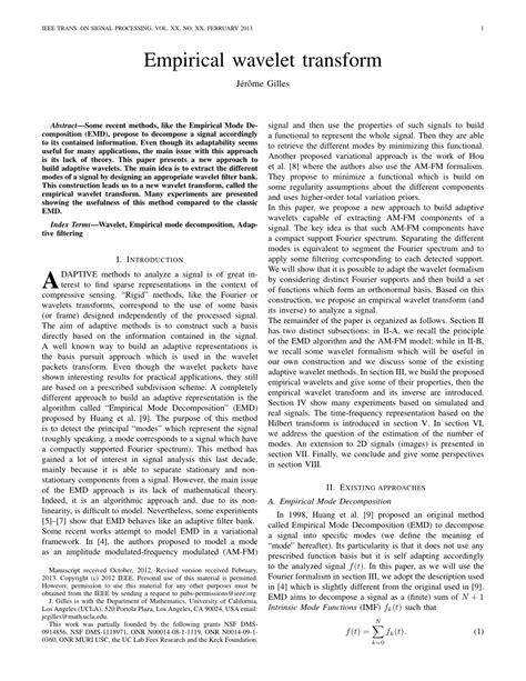 Empirical wavelet transform python. Gilles and his lab.  This allows them t...