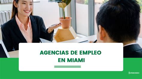 Estas son las 3 vacantes de empleo disponibles en Miami para latinos que hablen español. La compañía J R FLORIDA COMPANY busca a una persona que pueda trabajar en el servicio al cliente y el sueldo es de 1,200 a 1,350 dólares a la semana.La compañía ofrece horarios flexibles, buen ambiente laboral y se trabaja de lunes a viernes..