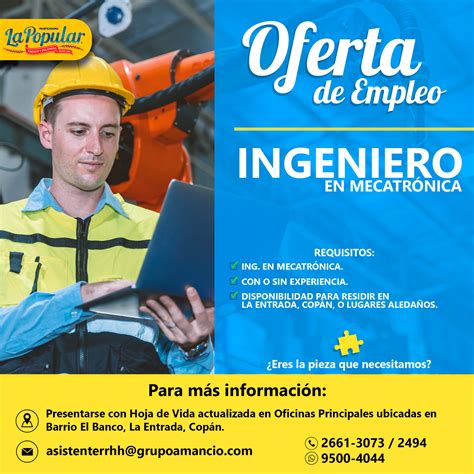 Empleos: Ingeniero Mecatronica en Chichimequillas, Gto - Jora